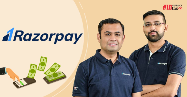 Razorpay Partners Peak XV, Lightspeed To Invest In Startups