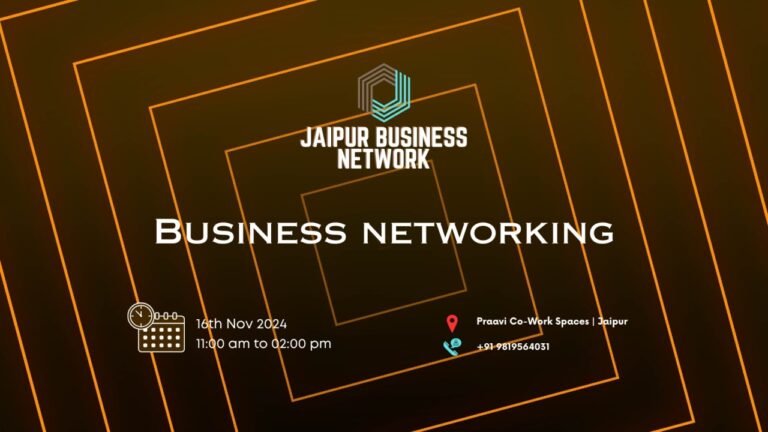 Business Networking | Jaipur | November 16