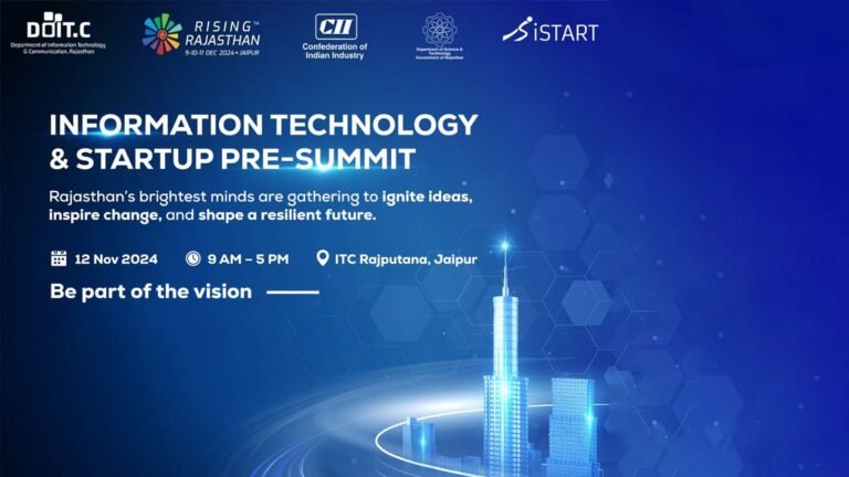 Building Tomorrow’s Tech Hub: Rajasthan’s IT & Startup Pre-Summit Takes Centre Stage