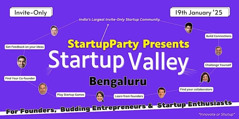 Startup Valley – The Coolest Startup Event of Bengaluru | Bangalore | January 19